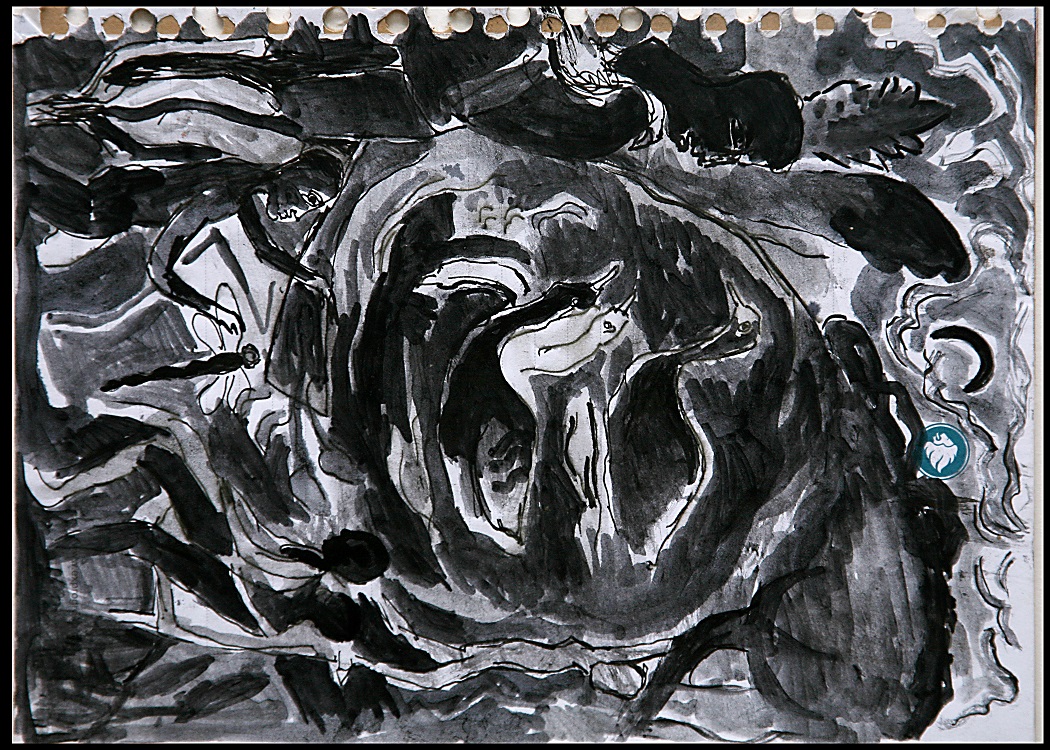 Dt481 Water Color On Paper  X  INC   Available.Jpg